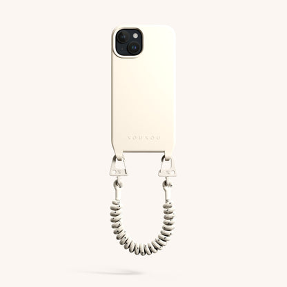 Phone Case with Spiral Rope in Chalk