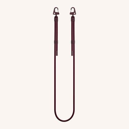 Carabiner Rope in Burgundy