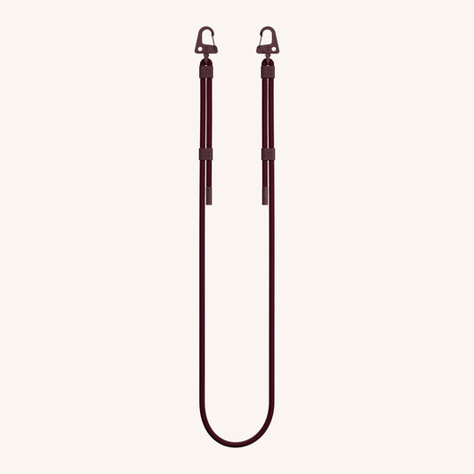 Carabiner Rope in Burgundy
