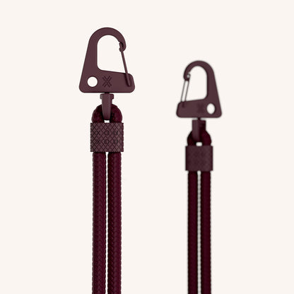Carabiner Rope in Burgundy